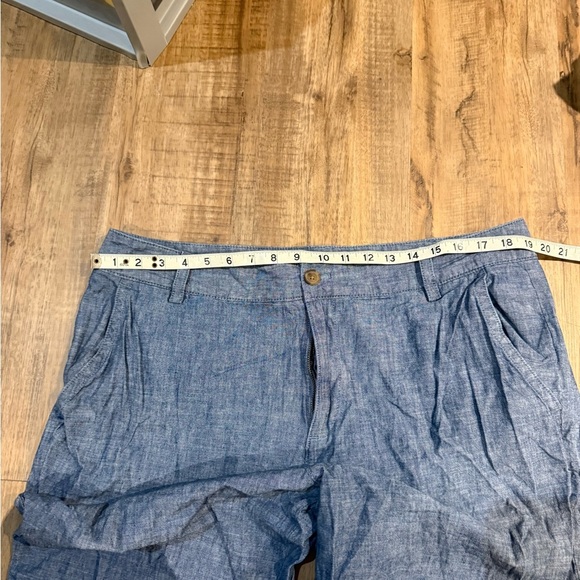 Old Navy Faux Denim Wide Leg Pants - Picture 5 of 6